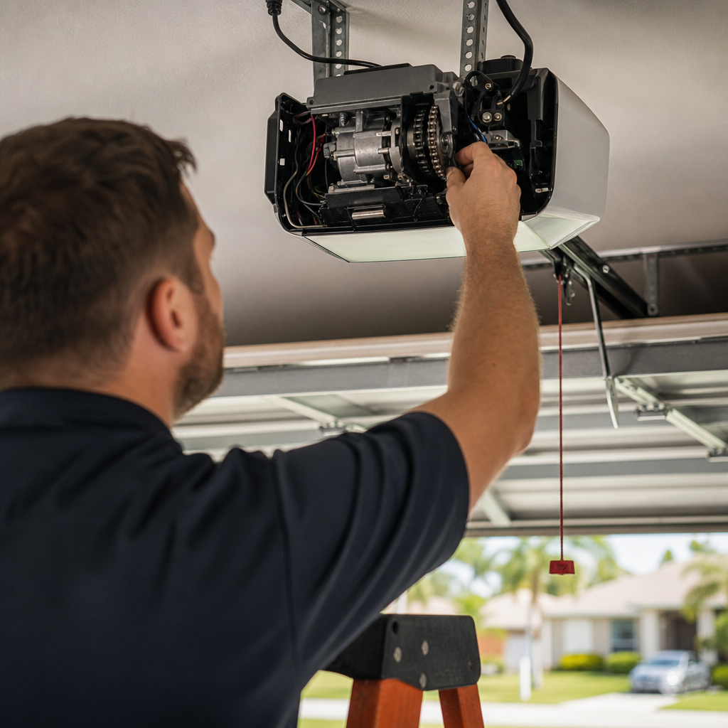 Illustration for garage door opener in Sandalfoot Cove