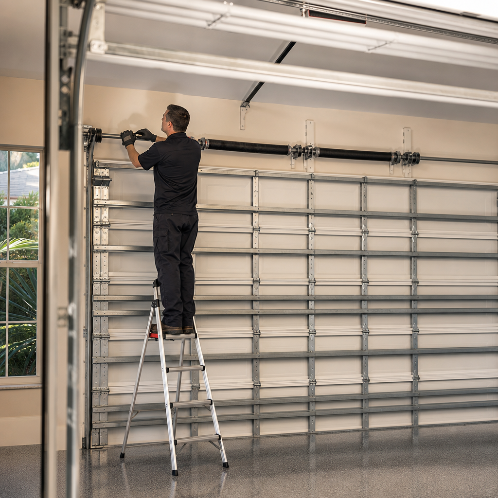Illustration for same day garage door repair in Boca Pointe