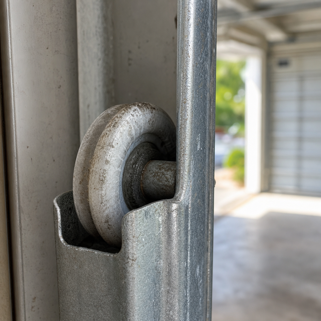 Illustration for garage door roller replacement in Boca Del Mar