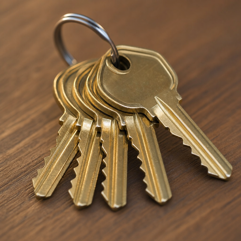 Illustration for residential lock rekeying