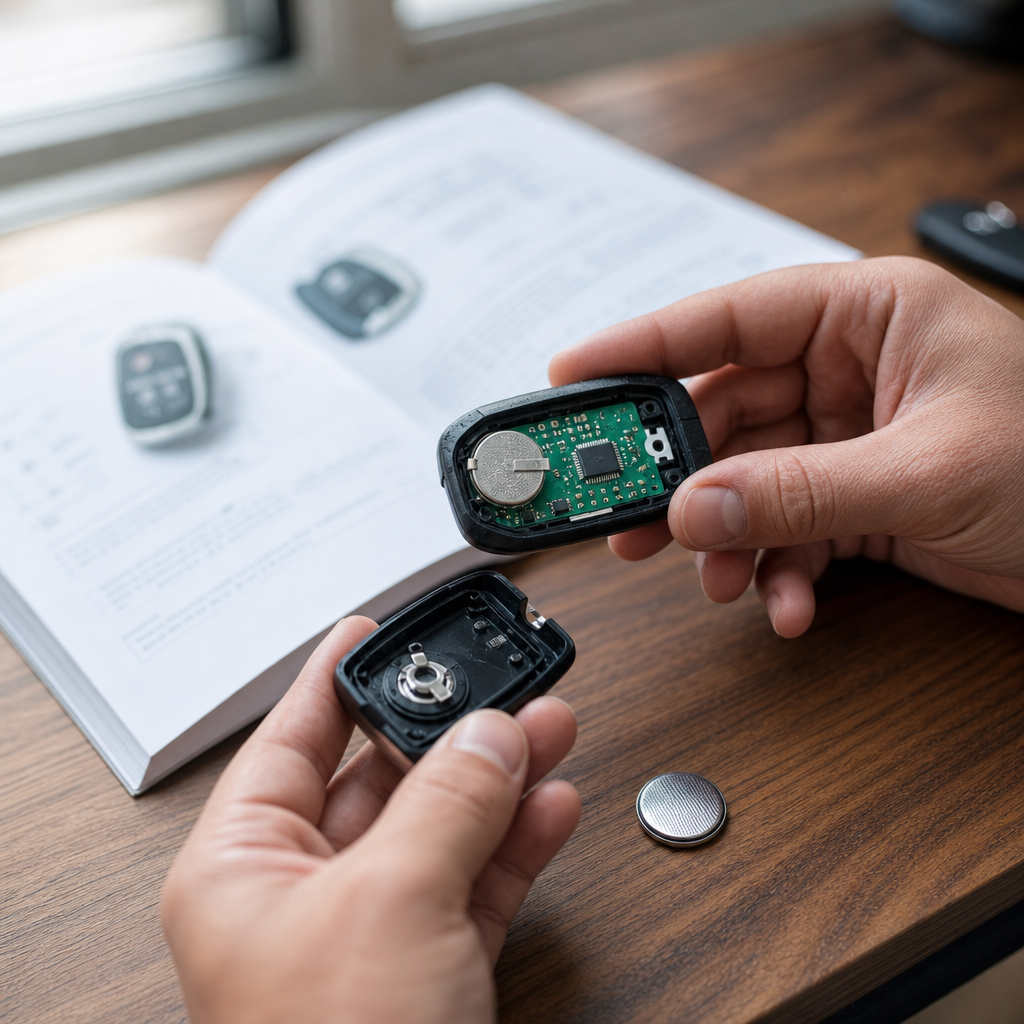 Illustration for cost to reprogram a key fob