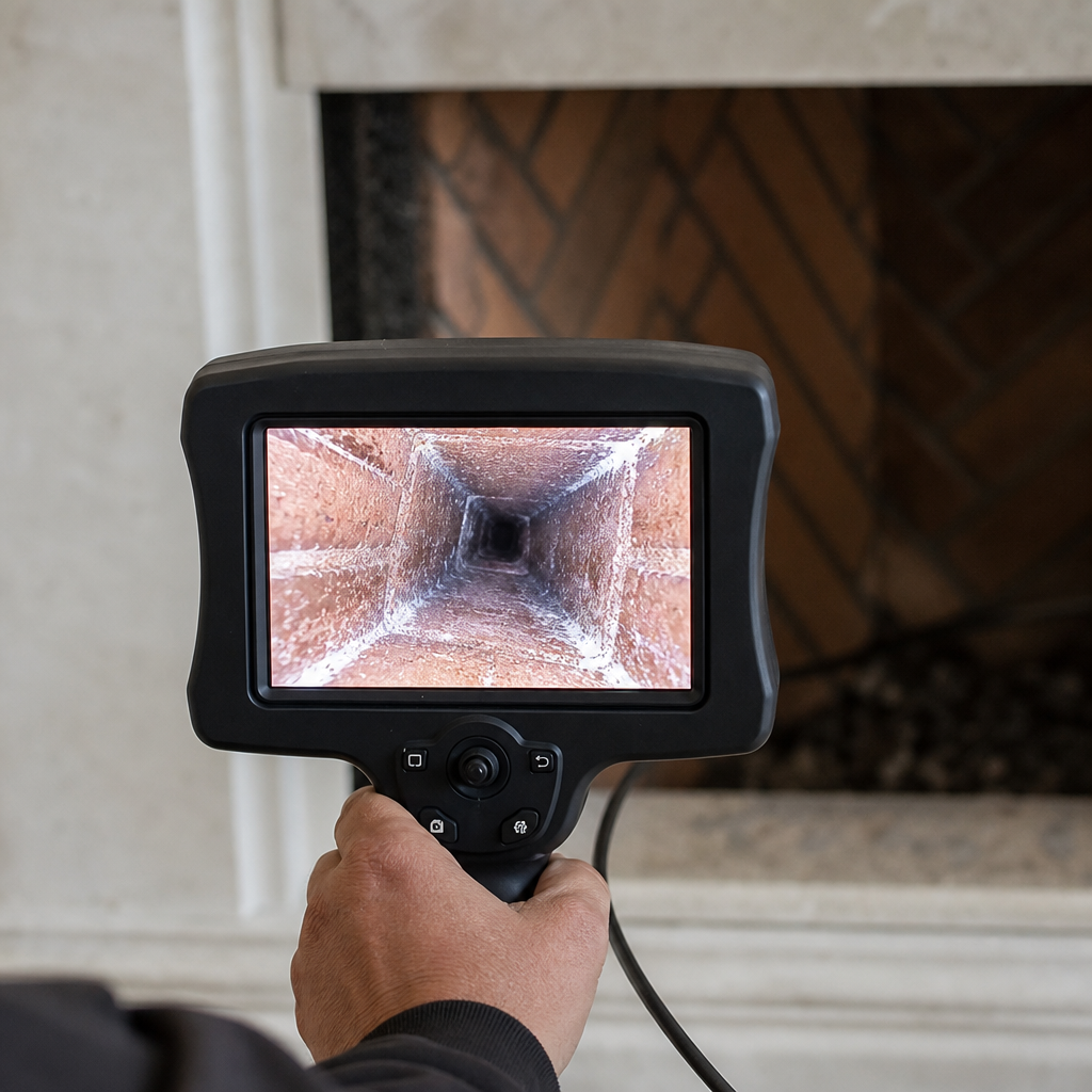 Illustration for chimney cleaning in New York City