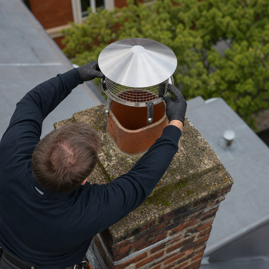 Illustration for chimney cleaning in Chinatown