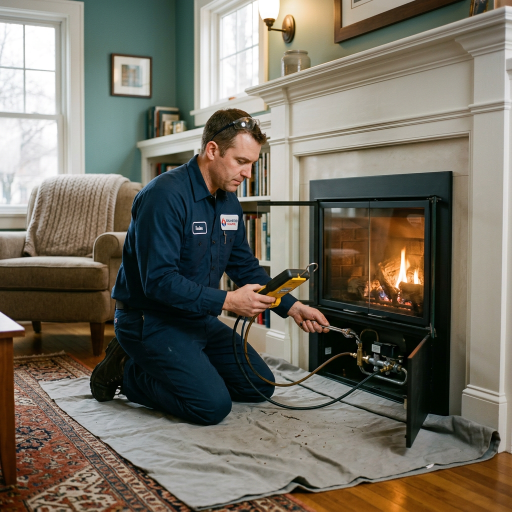 Illustration for chimney cleaning in Rochester