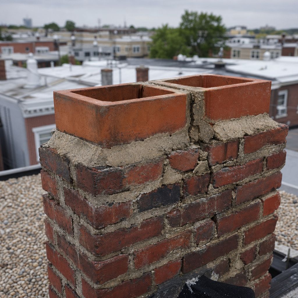 Illustration for chimney cleaning in Flushing