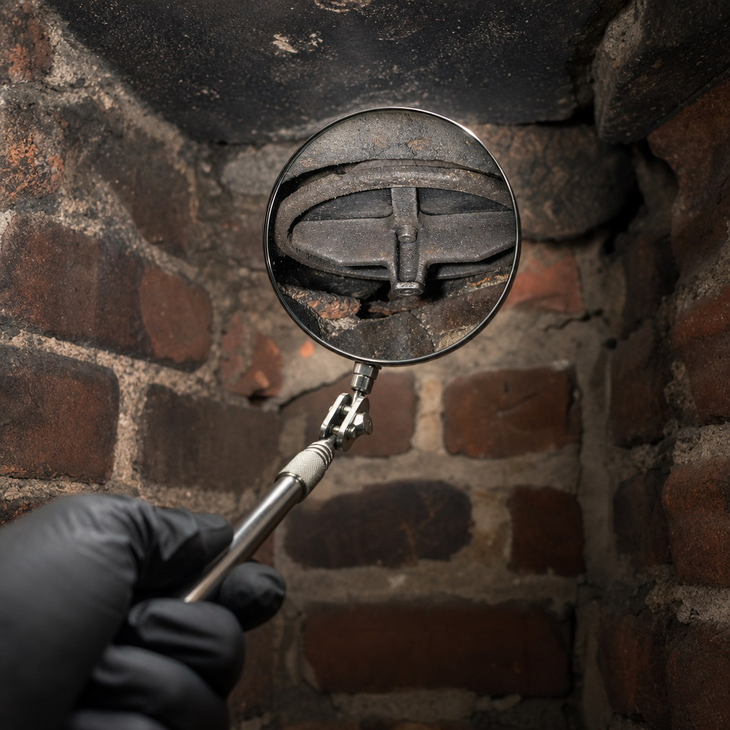 Illustration for chimney cleaning in Greenpoint