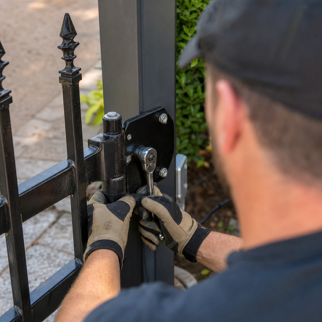 Illustration for gate repair in Bedford