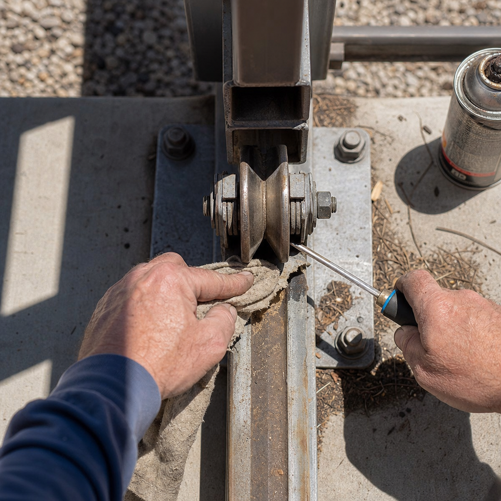 Illustration for gate repair in Euless
