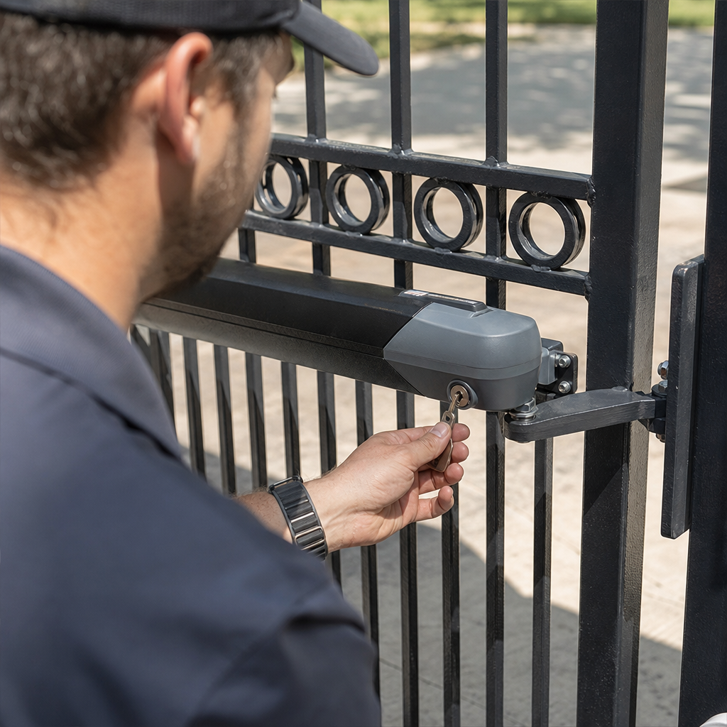 Illustration for automatic gate repair in Grapevine