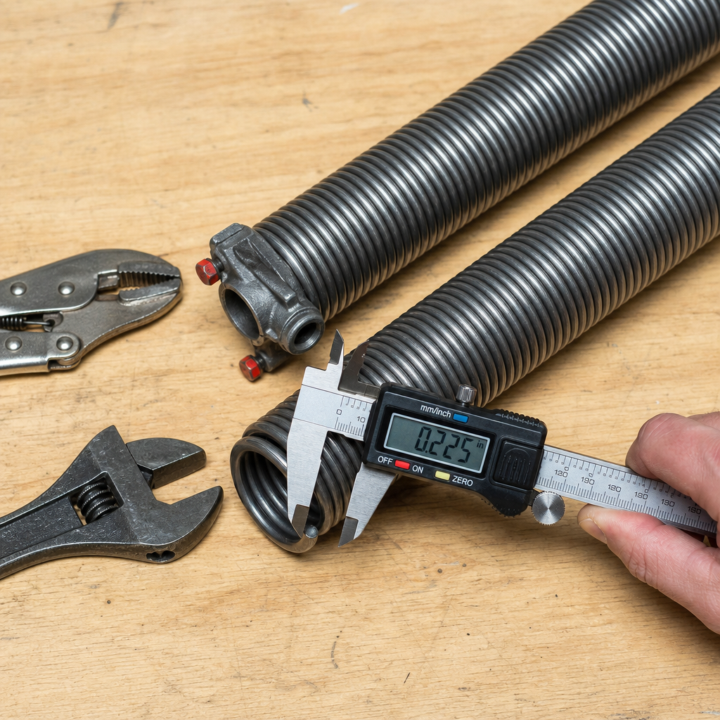 Illustration for garage door spring replacement cost