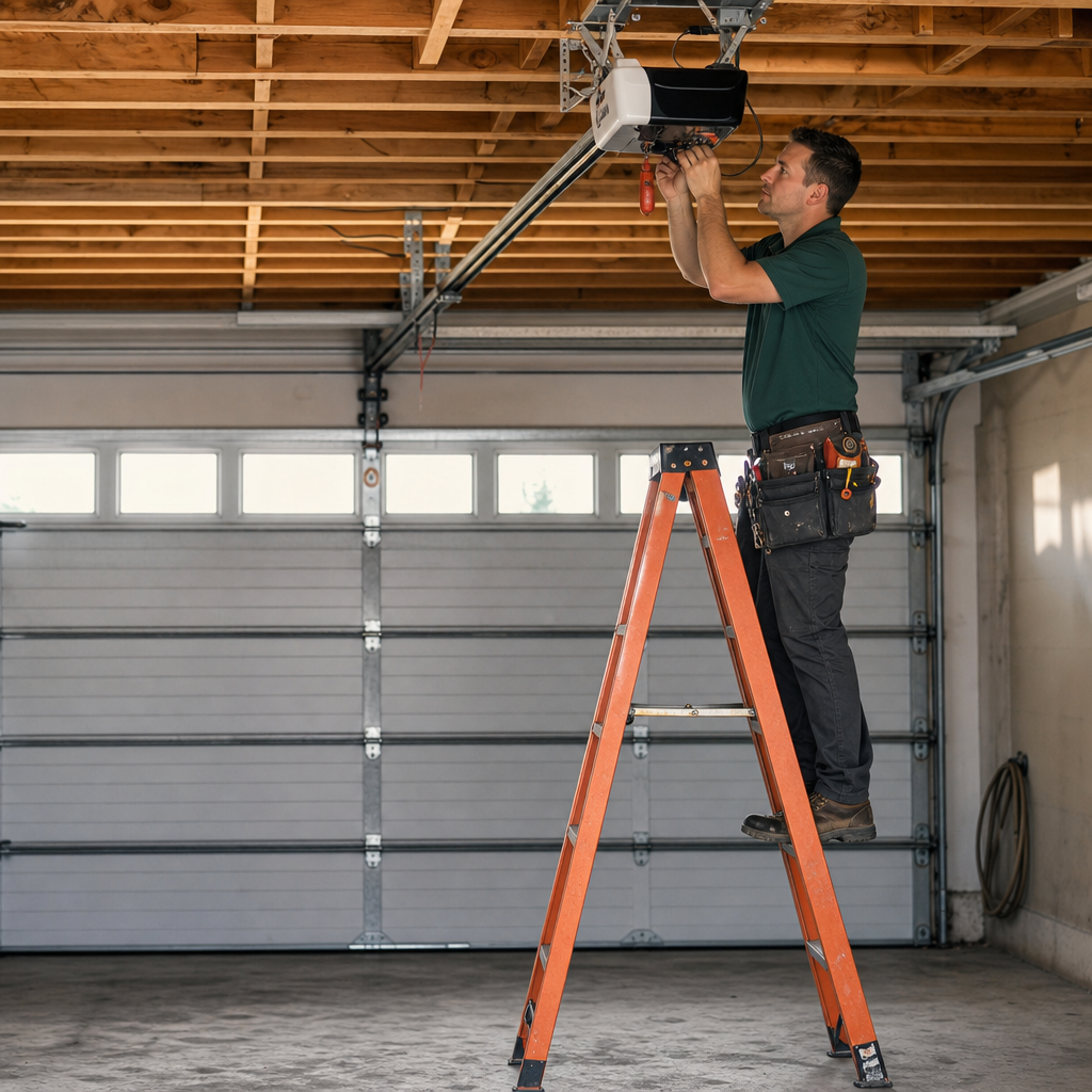 Illustration for garage door repair in Boyle Heights