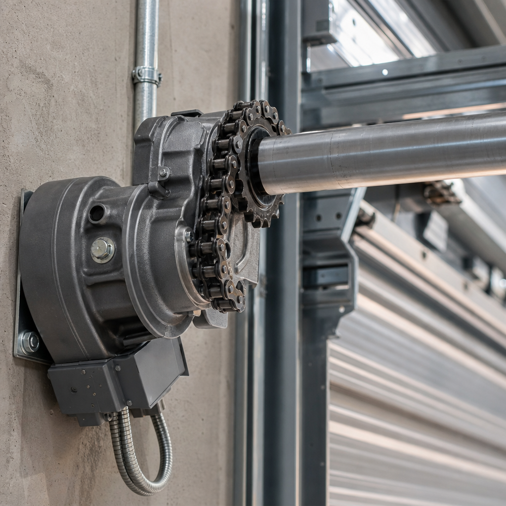 Illustration for commercial garage doors