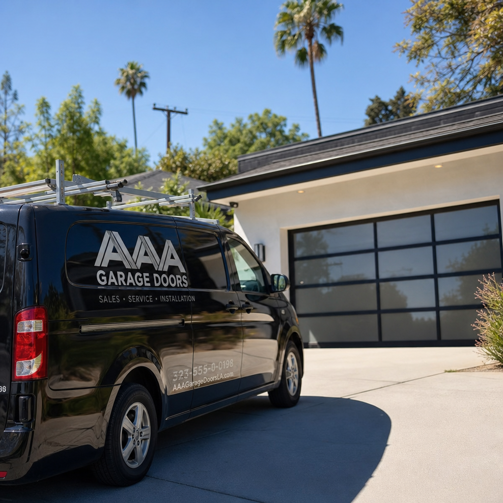 Illustration for free garage door estimate los angeles