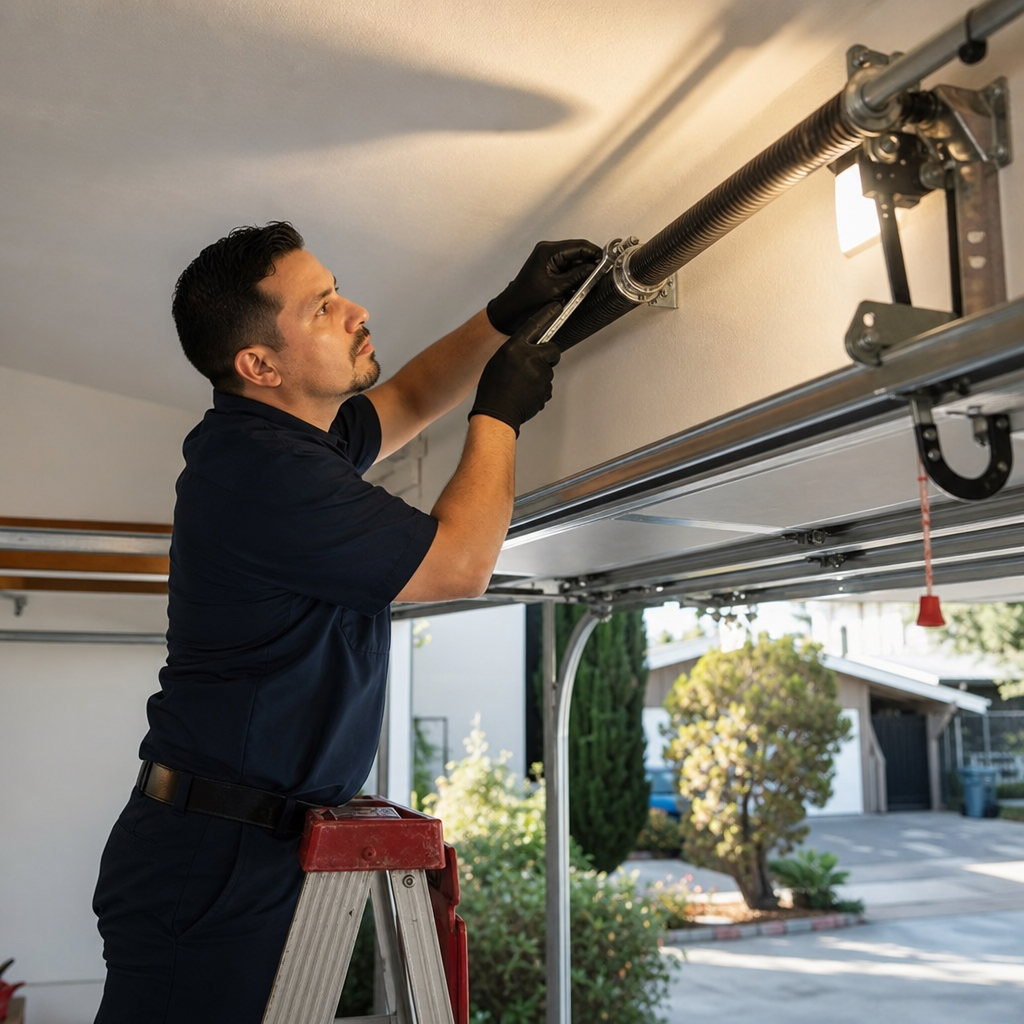 Illustration for garage door spring replacement cost los angeles