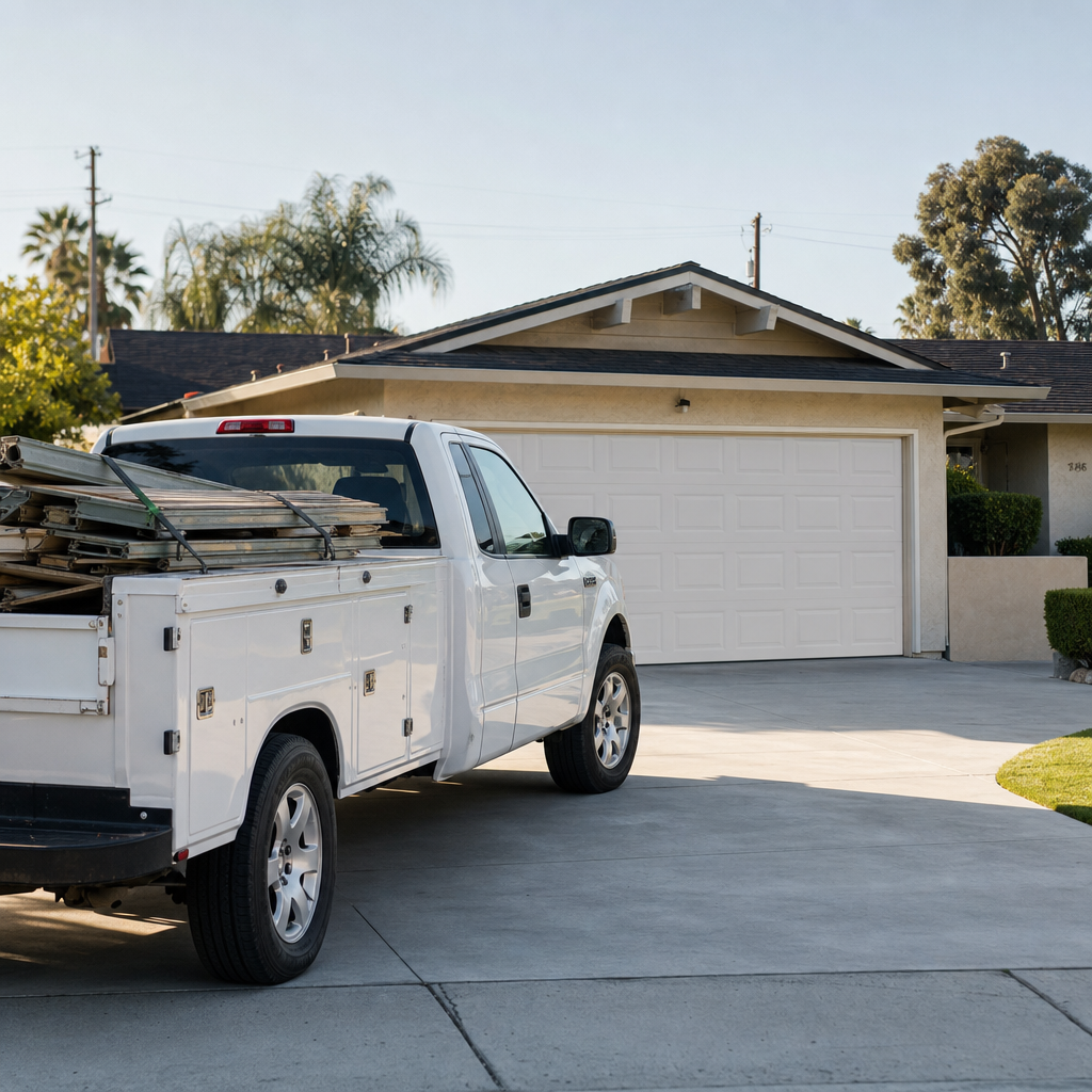 Illustration for garage door installation in Buena Park