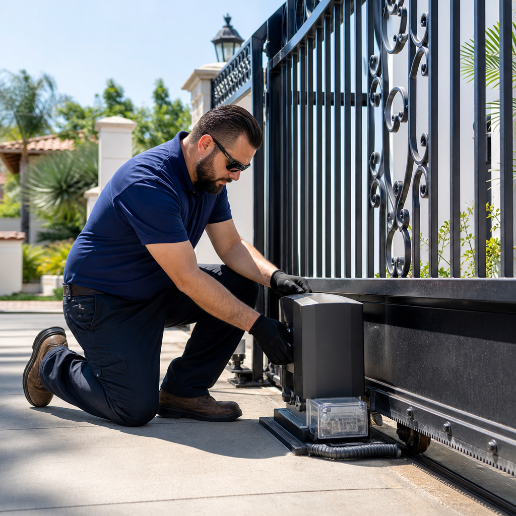 Illustration for gate repair pricing