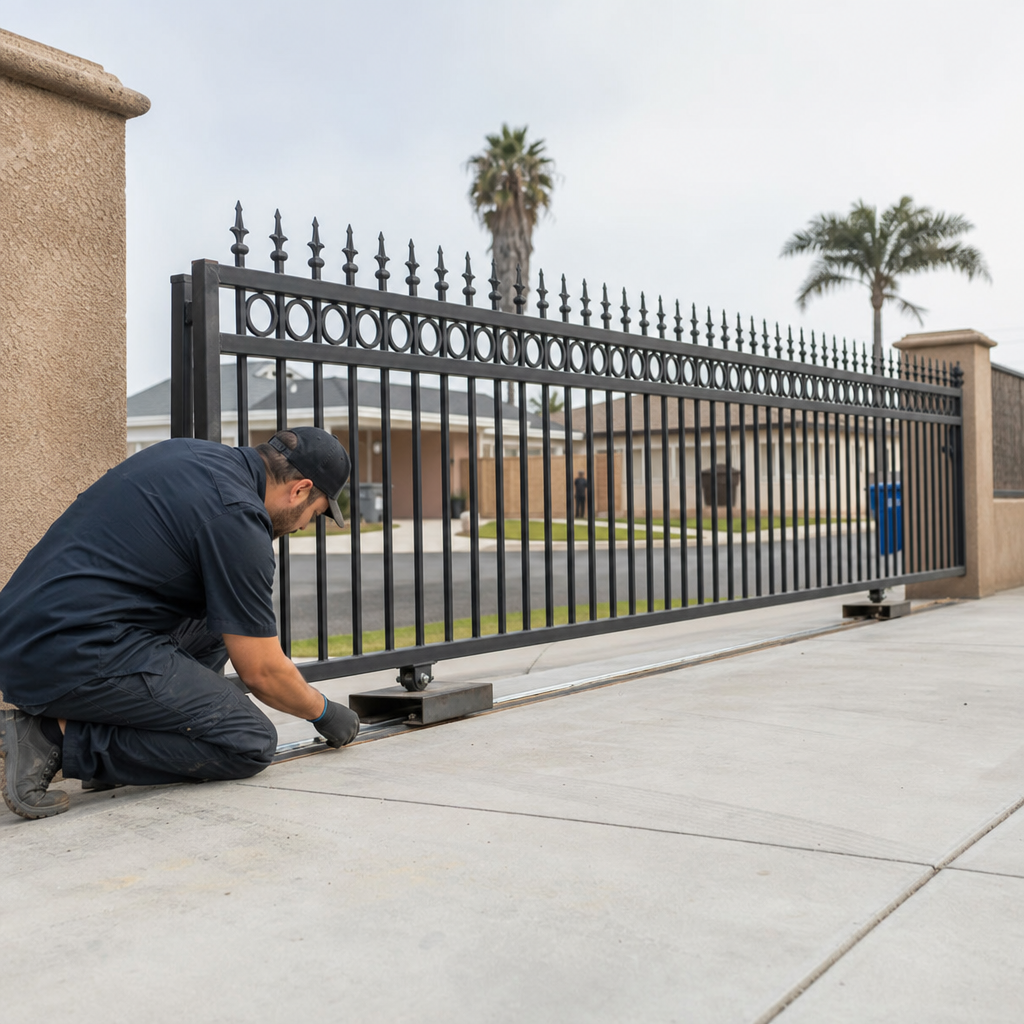 Illustration for automatic gate repair