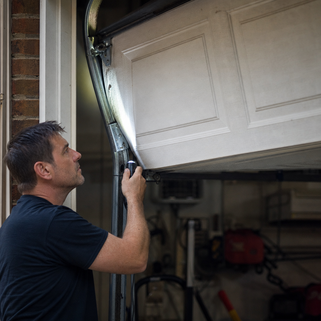Illustration for emergency garage door service