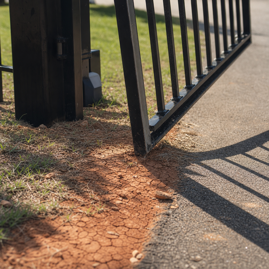 Illustration for gate repair in Conley