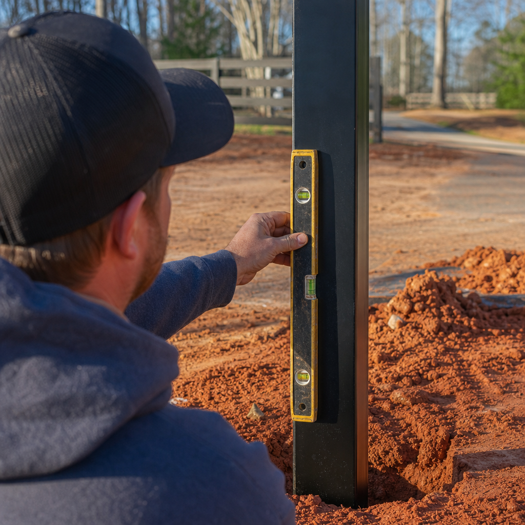 Illustration for gate installation in Warner Robins