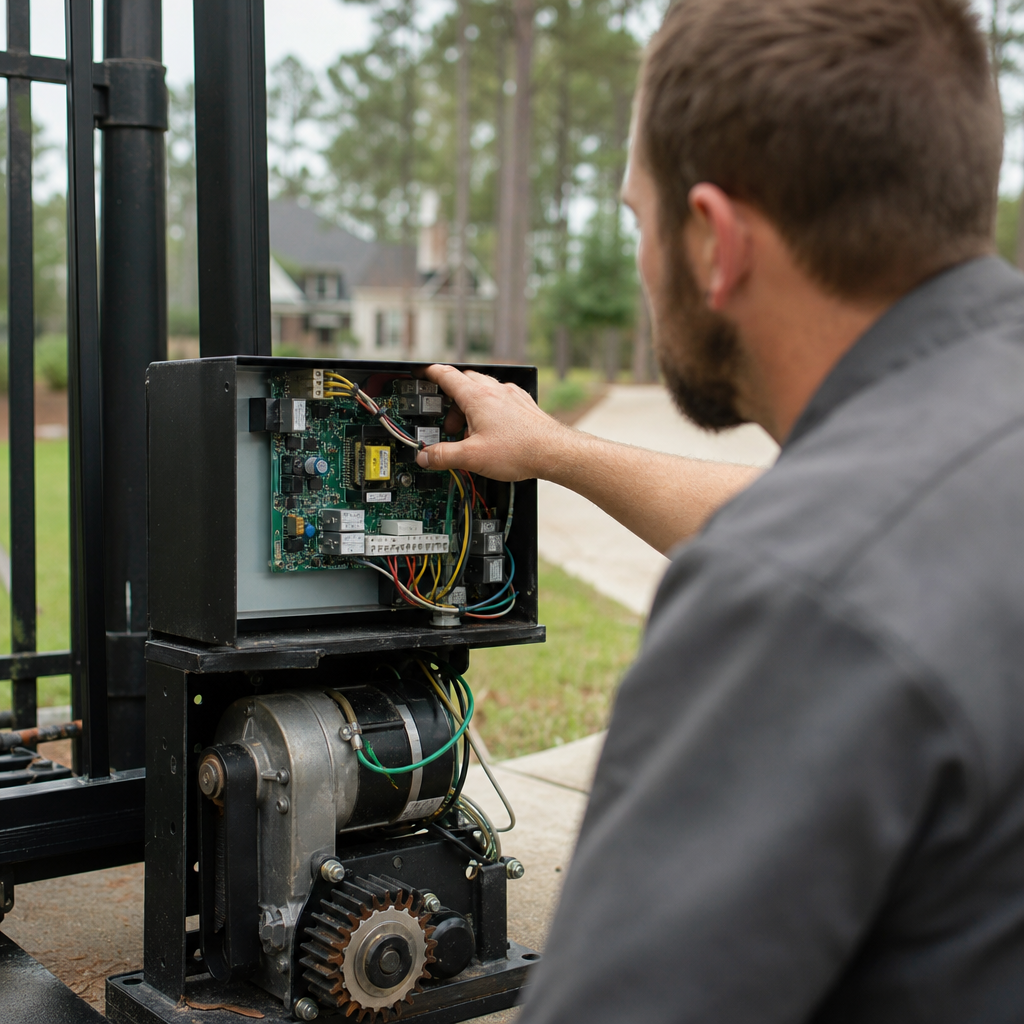 Illustration for gate repair in Warner Robins