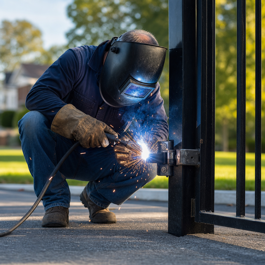 Illustration for gate repair in Decatur