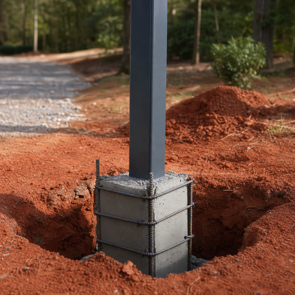 Illustration for gate installation in Douglasville