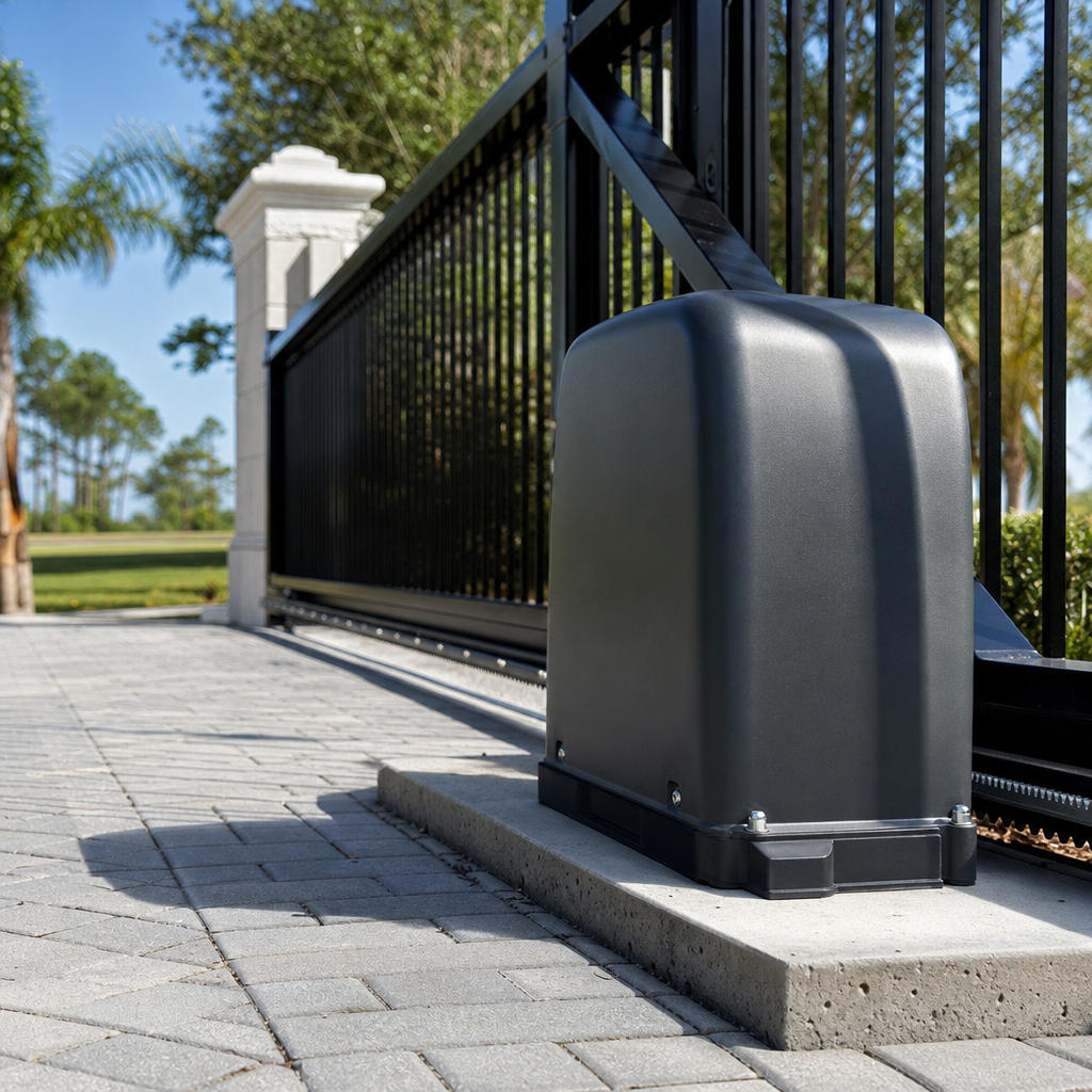 Illustration for gate installation in Garden City