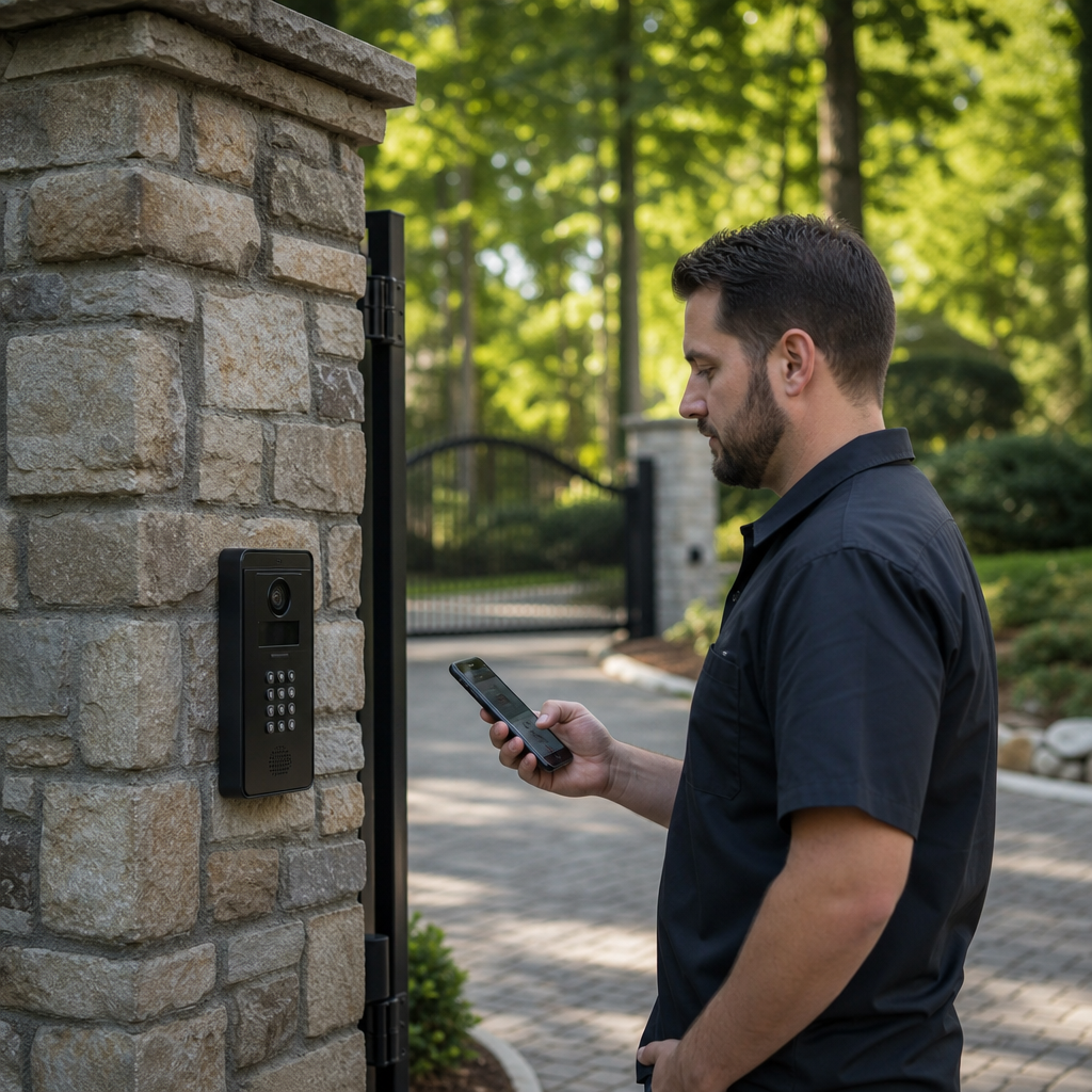 Illustration for gate repair in Dacula
