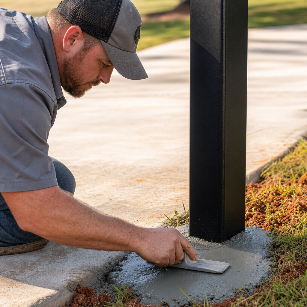 Illustration for gate repair in Austell