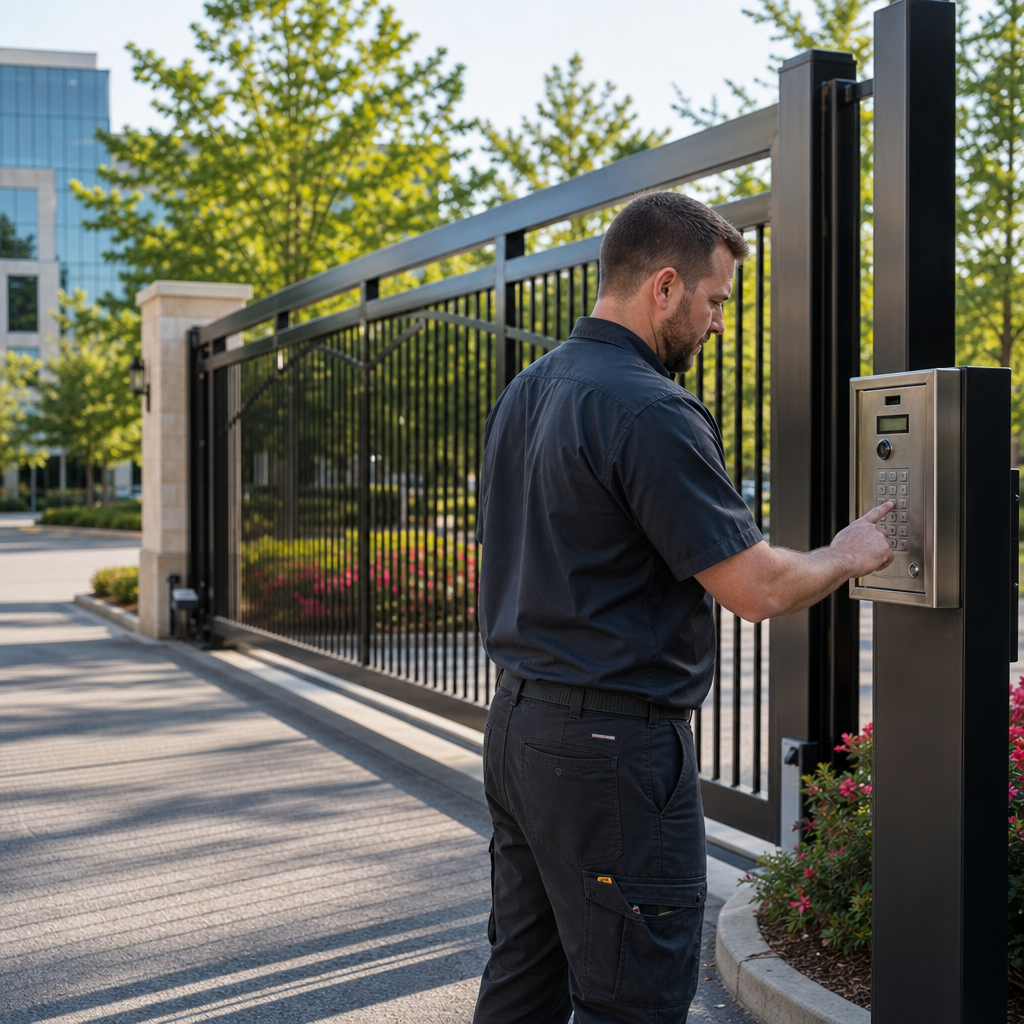 Illustration for gate repair in Alpharetta