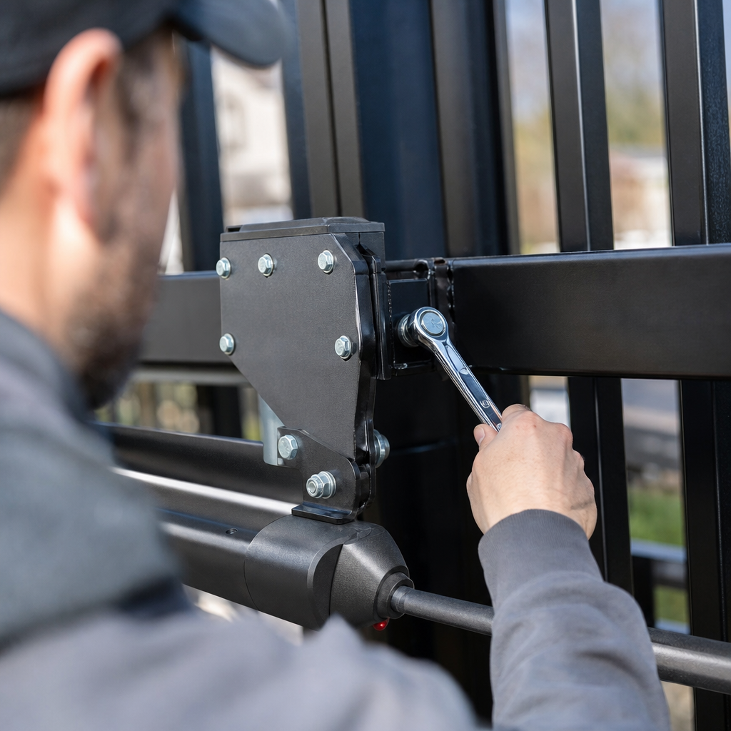 Illustration for gate repair in Hurst