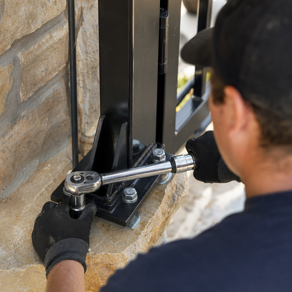 Illustration for automatic gate repair in Fort Worth