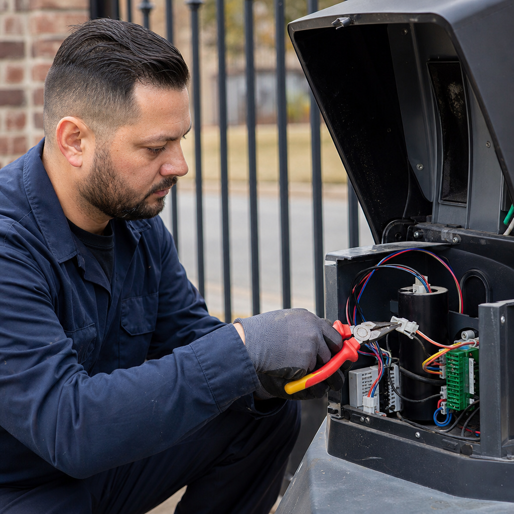 Illustration for gate motor repair in Kennedale