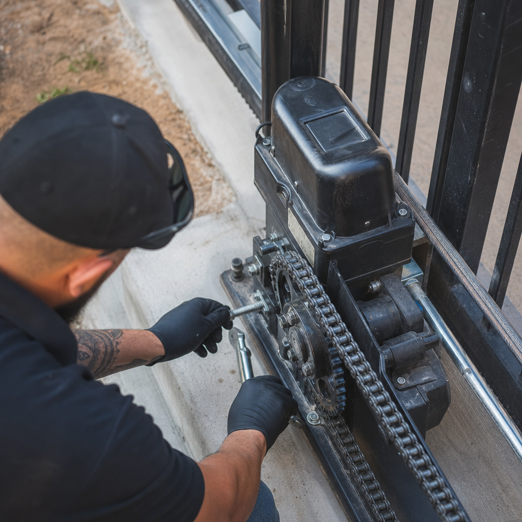Illustration for gate repair in Everman