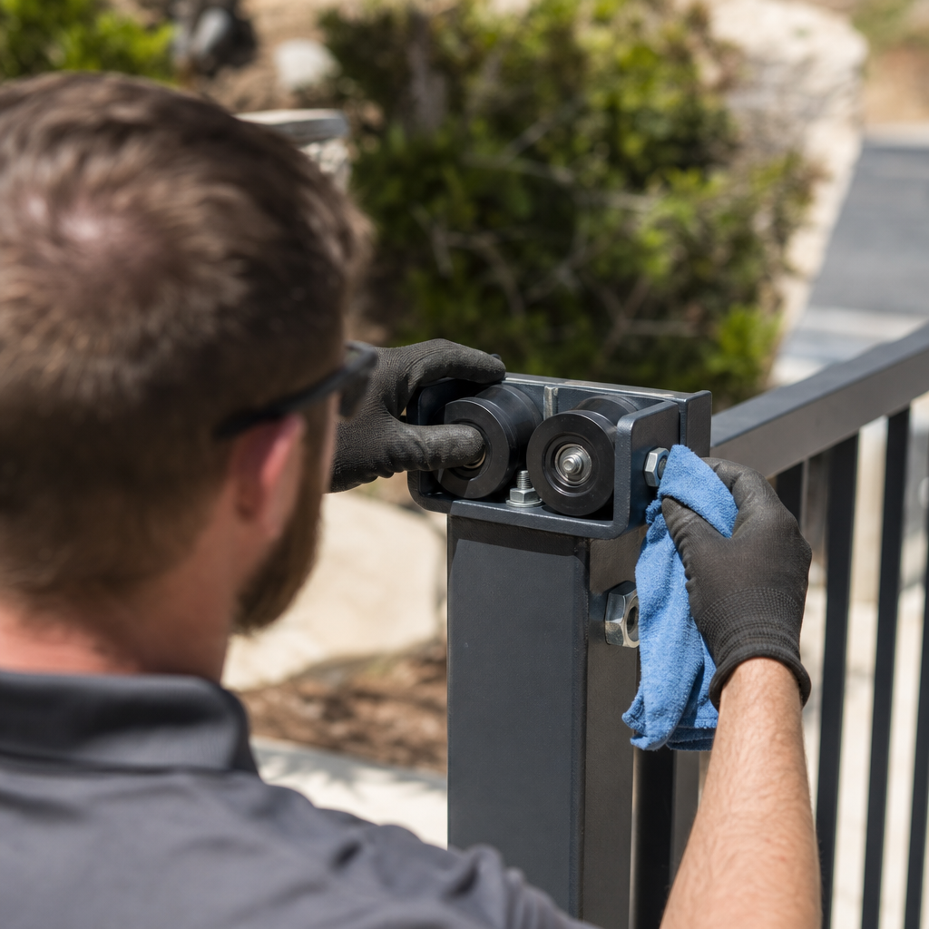 Illustration for automatic gate repair in Hickory Creek