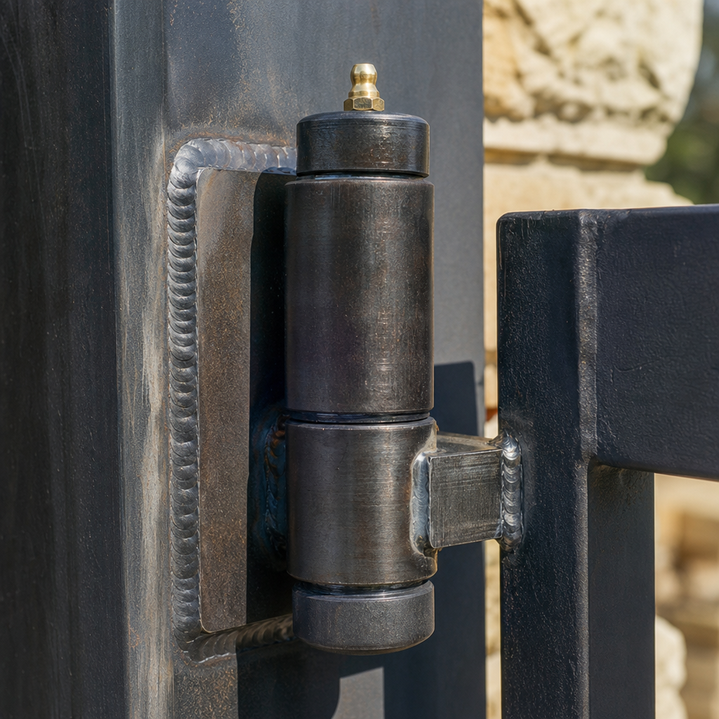 Illustration for gate hinge repair in Bartonville