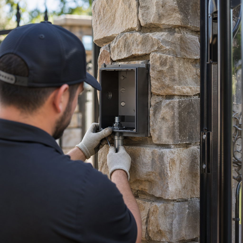 Illustration for gate repair in Lantana