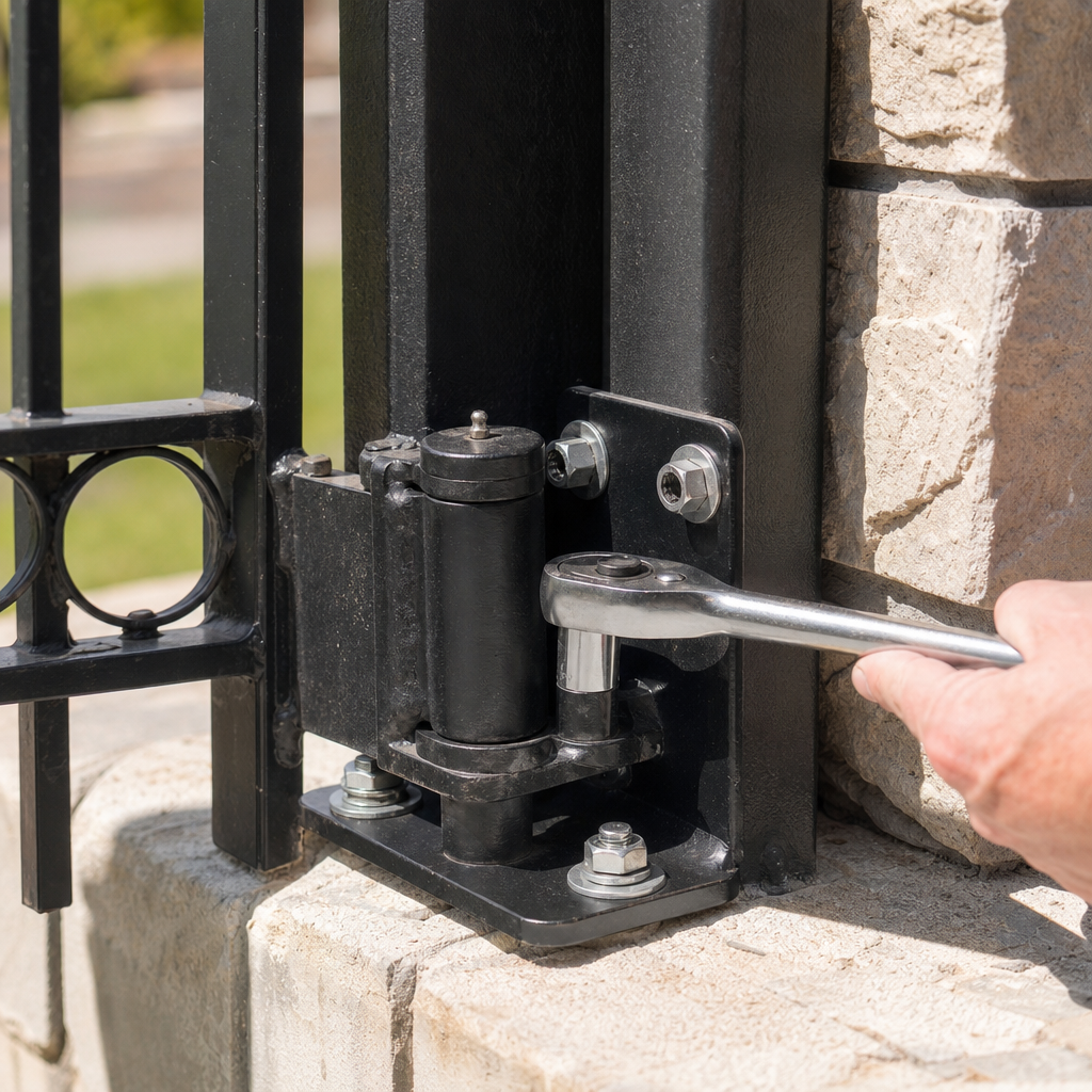 Illustration for gate repair in Flower Mound
