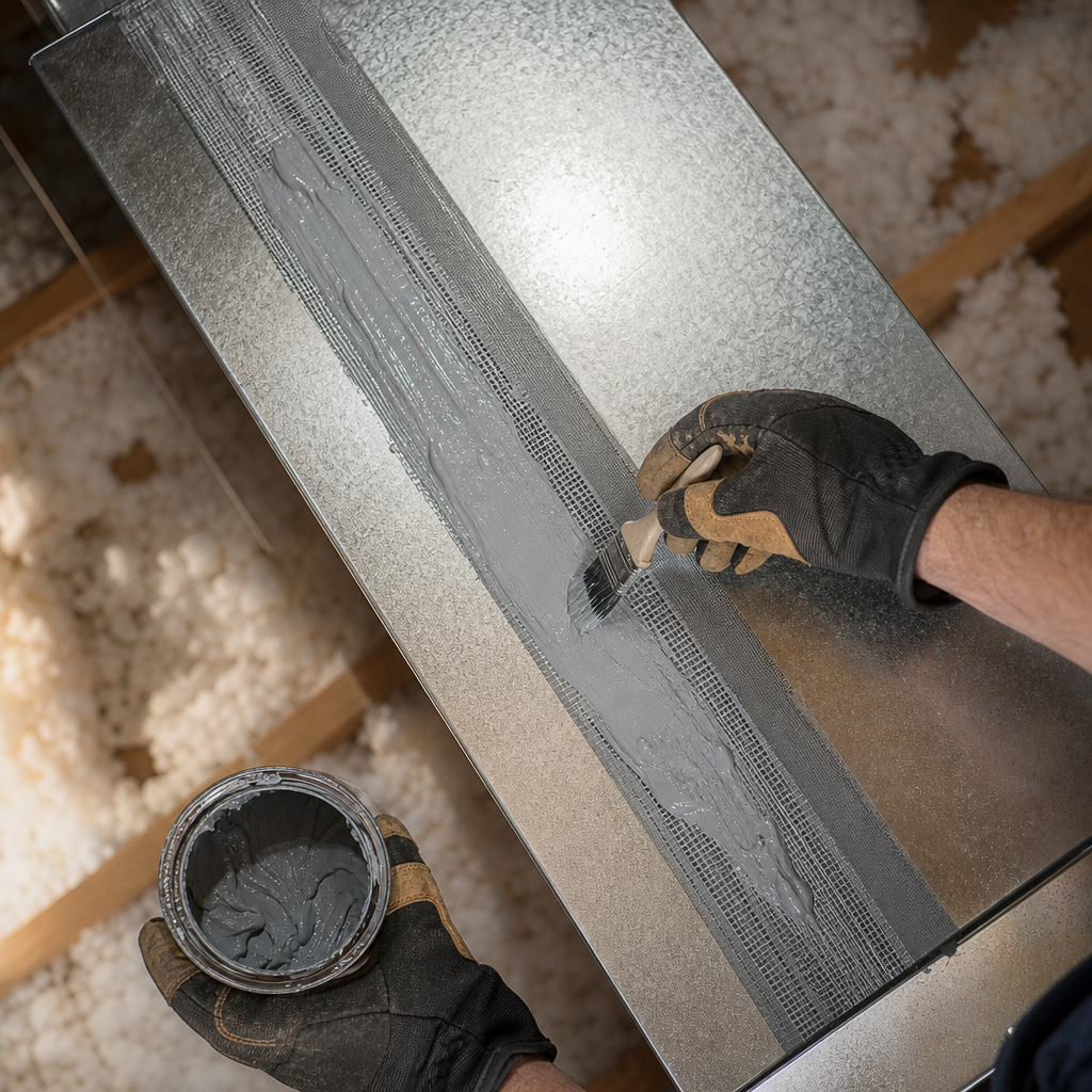 Illustration for duct repair and sealing in Sacramento