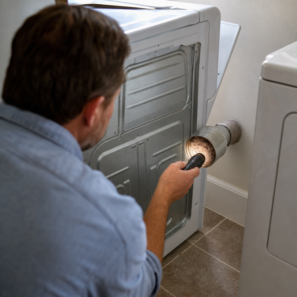 Illustration for dryer vent cleaning in Antelope