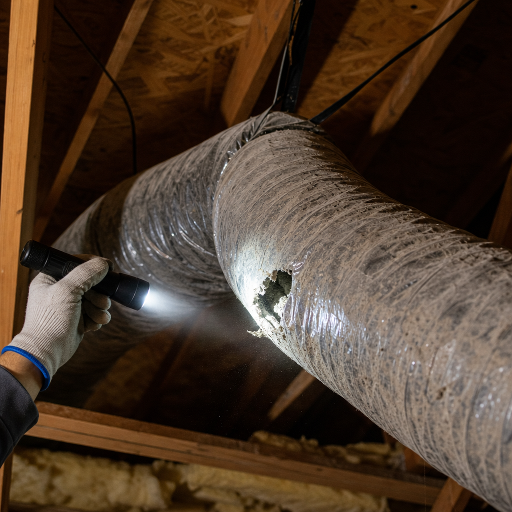 Illustration for air duct cleaning in Lincoln