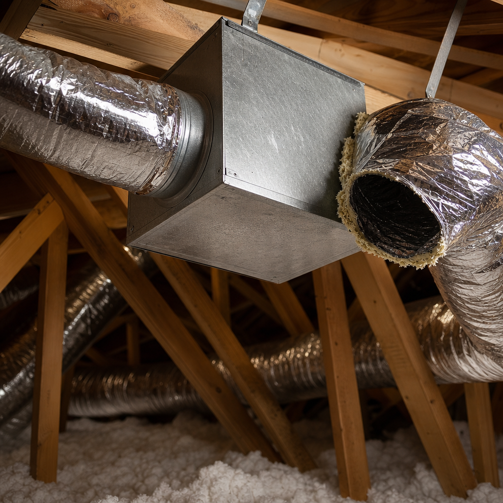 Illustration for duct repair and sealing in El Dorado Hills