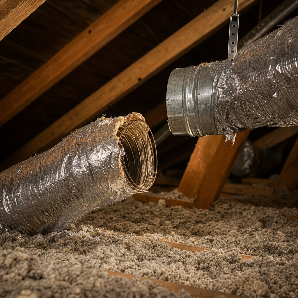 Illustration for duct repair and sealing in Elk Grove