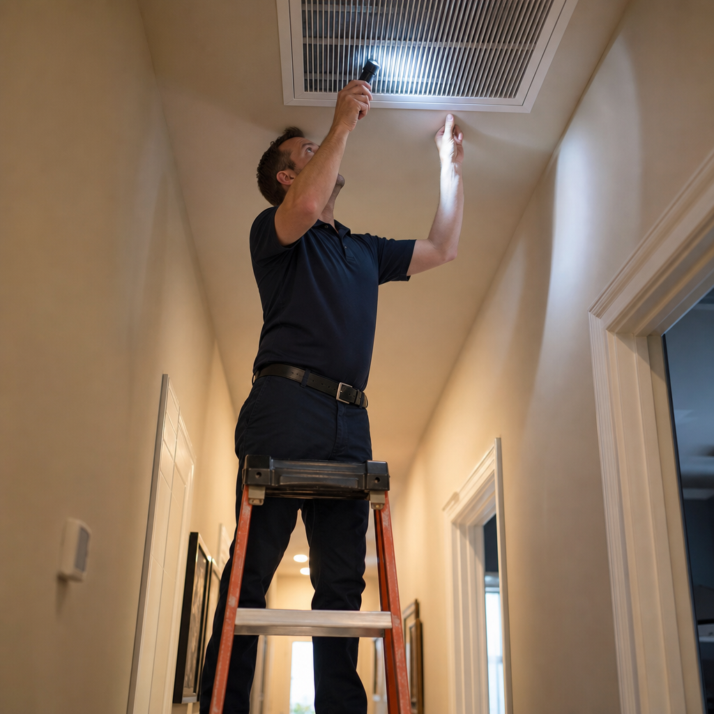 Illustration for air duct cleaning in El Dorado Hills