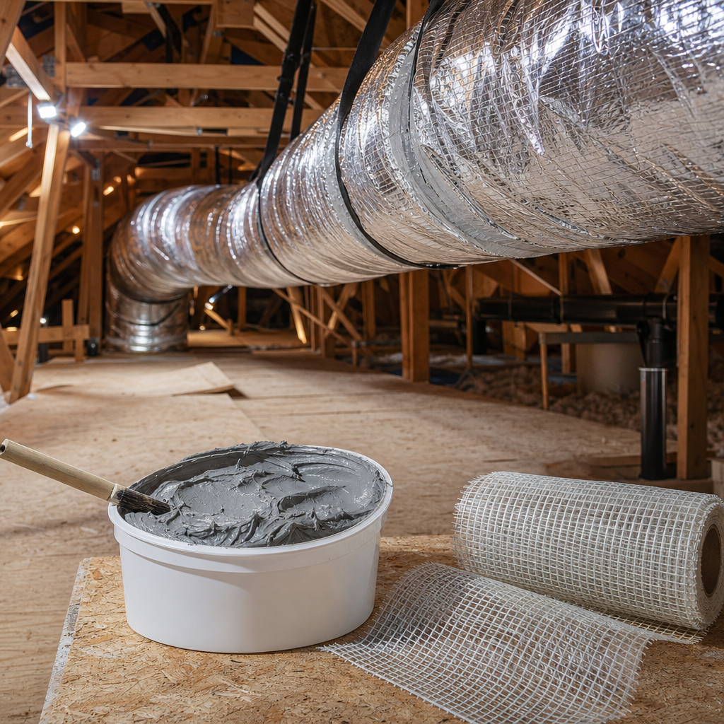 Illustration for duct repair and sealing in Granite Bay