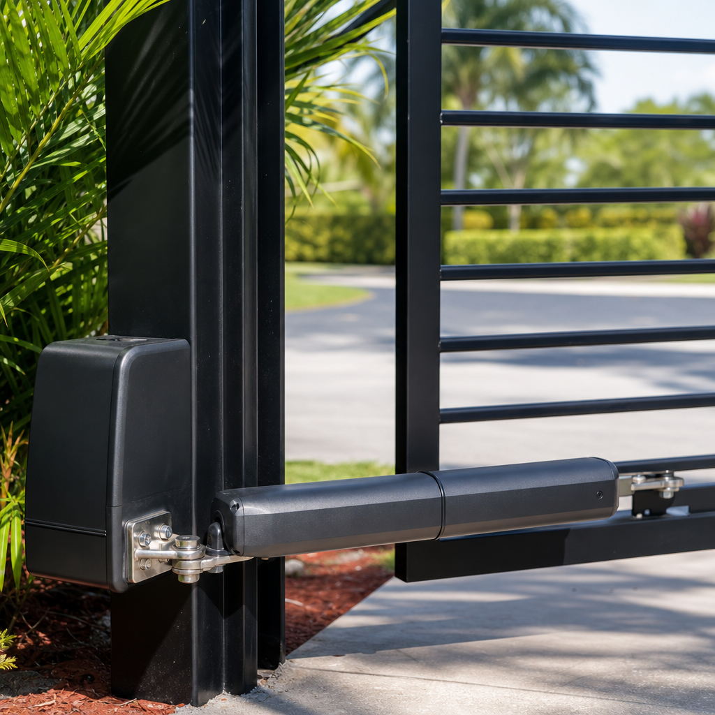 Illustration for gate installation in Lauderhill