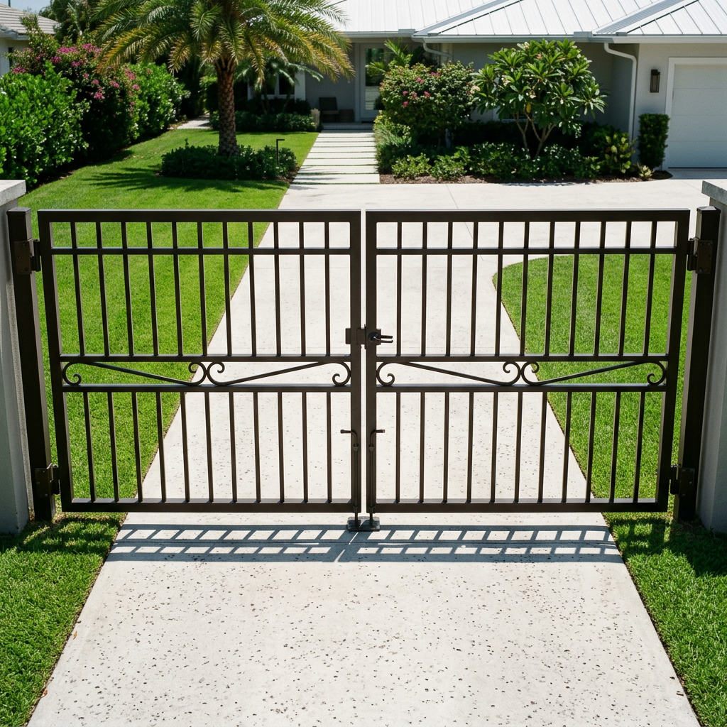 Illustration for gate repair in Boca Raton