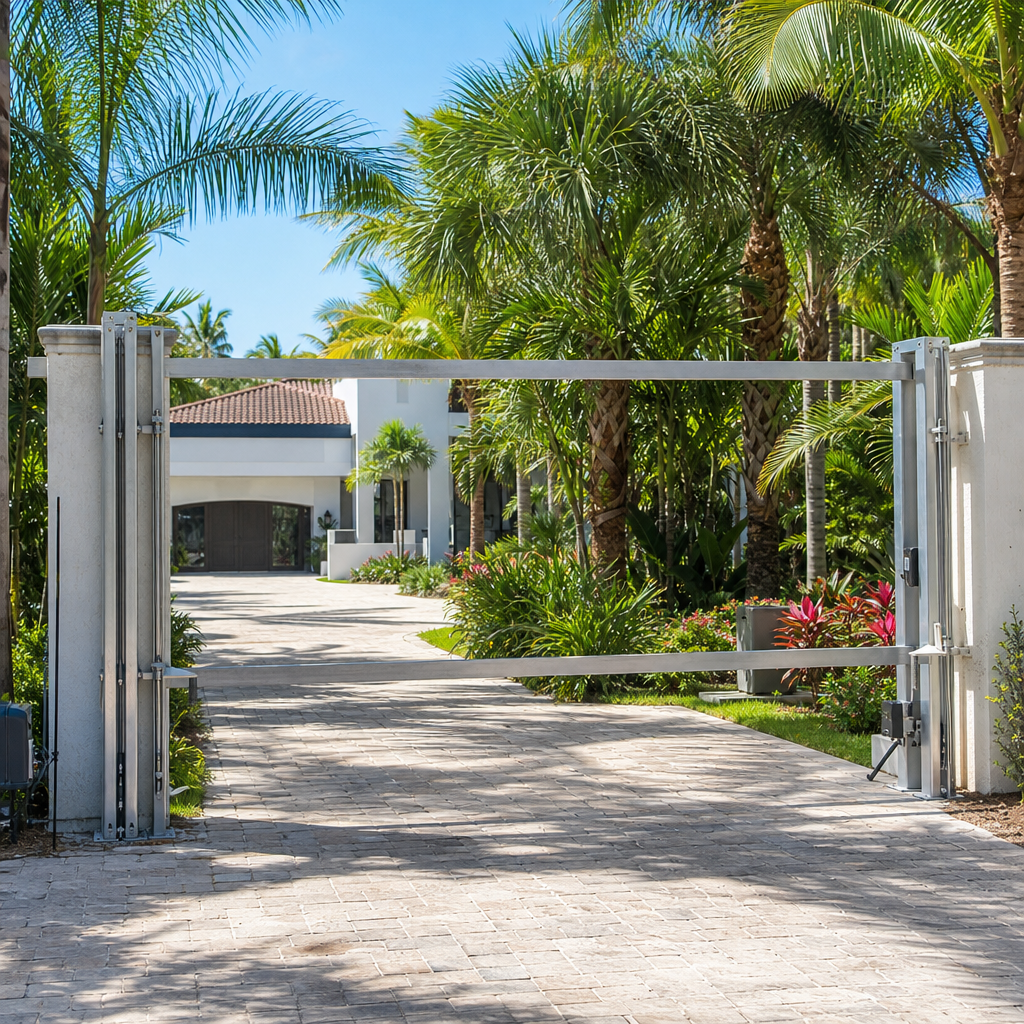 Illustration for gate installation in Lauderdale-by-the-Sea