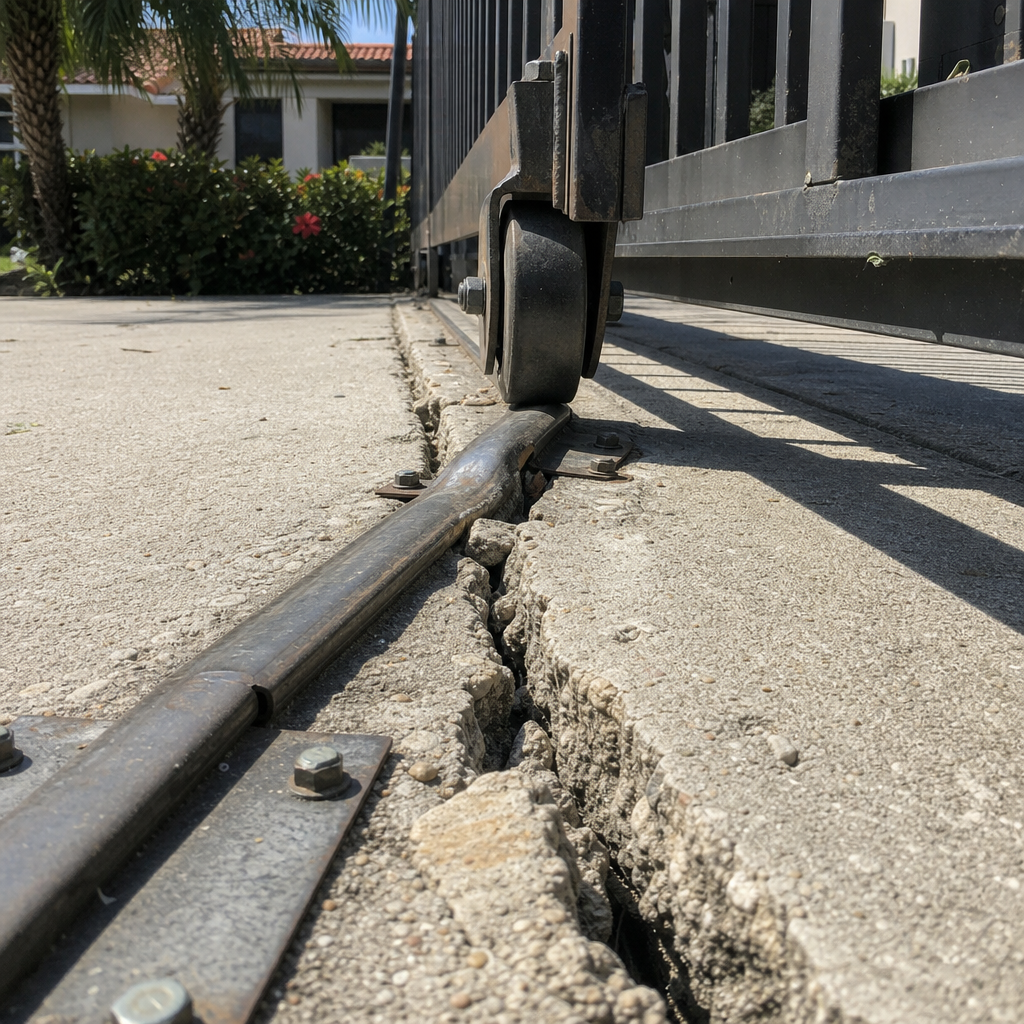 Illustration for gate repair in Coral Terrace
